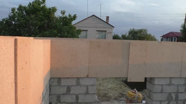 Наша дача. 9 часть. Начало монтажа армопояса смотреть онлайн