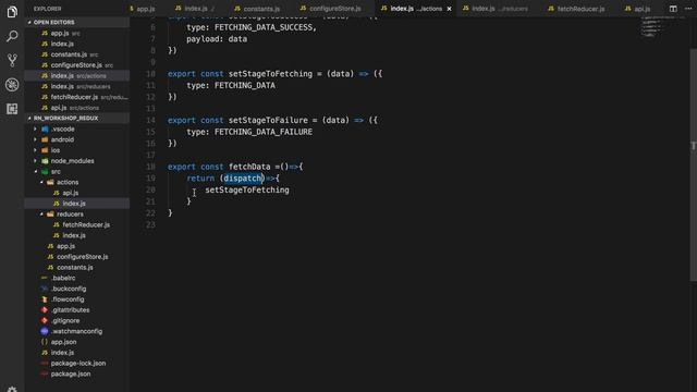 Redux in React-Native - Fetch Workshop Ep #7 смотреть онлайн