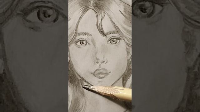 Calm Pencil Portrait Sketch ?? смотреть онлайн