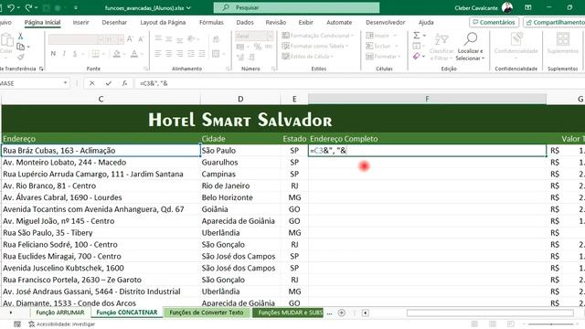 EXCEL | ARRUMAR, CONCATENAR e CONVERTER TEXTO смотреть онлайн