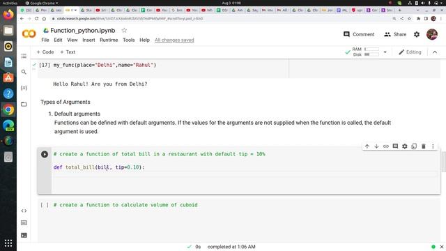 V-12 : Functions in Python | User Defined Functions | Python For Data Science смотреть онлайн