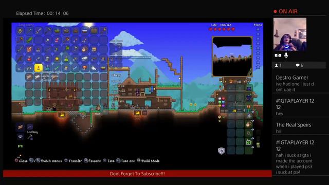 Terraria #1 | PS CAMERA смотреть онлайн