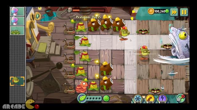 Plants Vs Zombies 2:Beach Zombot Sharktronic Sub(Time Travel Pirate World) смотреть онлайн