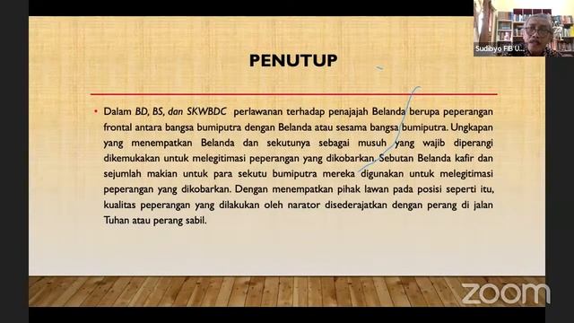 KULIAH TAMU FILOLOGI: SUNTINGAN TEKS DAN ANALISIS PERSEPSI SASTRA KLASIK смотреть онлайн