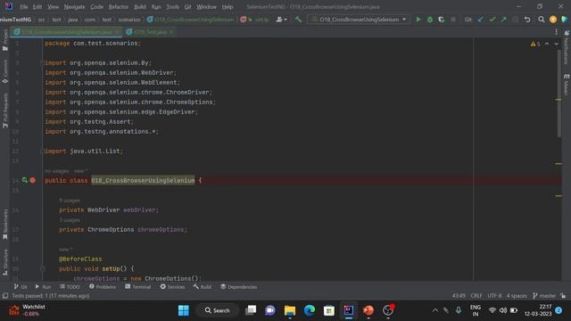 Selenium 4 : Cross Browsing Using Selenium Webdriver with Java смотреть онлайн