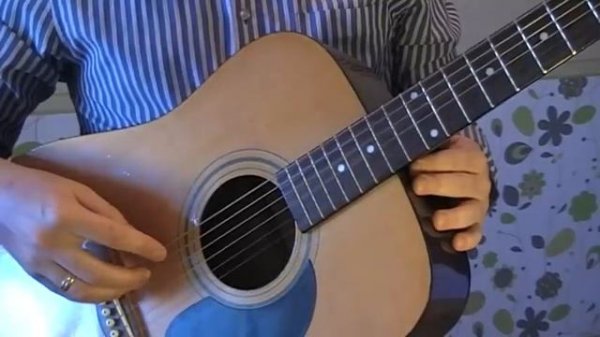 Настройка шестой (6) струны гитары - нота ми (E)