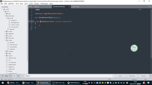10、Laravel 路由缓存 - 提高性能 смотреть онлайн