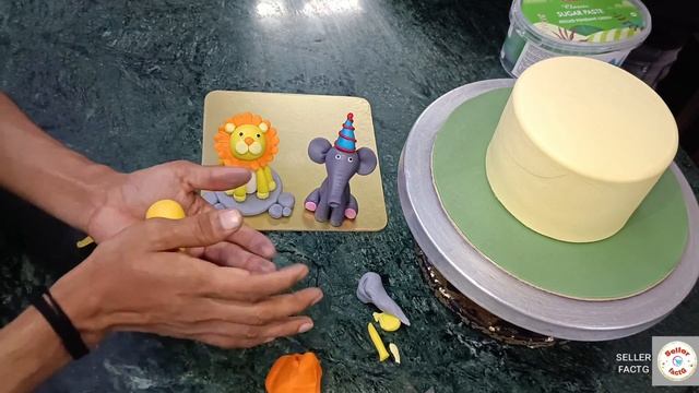 Jungle Safari Theme Cake | Animals Theme Customized Birthday Cake смотреть онлайн