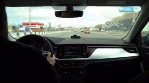 Разгон 0- 100 км/ч Шкода Рапид 1,6 MPI 110 л.с. 6ст-АКПП (Skoda Rapid)