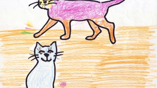 Рисуем музыку Голодная кошка и сытый кот смотреть онлайн