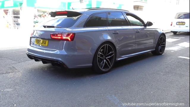 'BRUTAL SOUNDS' AUDI RS6 REVS & LAUNCH CONTROL + JAGUAR FTYPE V8 S смотреть онлайн