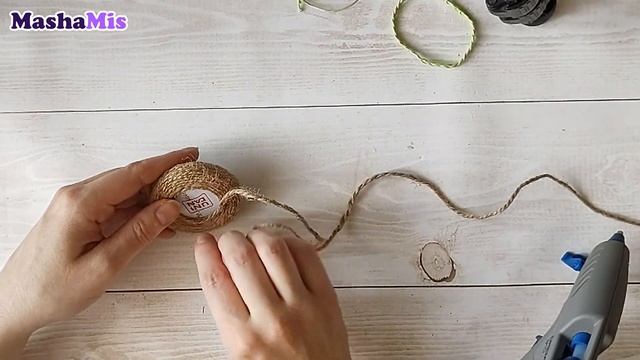 ♻️СУПЕР ИДЕЯ из стеклянной БАНКИ /?Идея из джута/DIY craft idea/mashamis смотреть онлайн