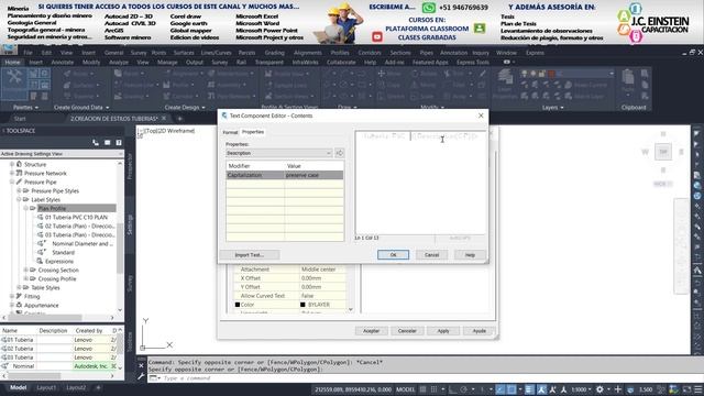 CURSO COMPLETO: AUTOCAD CIVIL 3D Sesion 1 PIPES NETWORK parte 04 смотреть онлайн