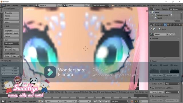 How to make a Gfx on blender 2 79! *NO RIG* смотреть онлайн