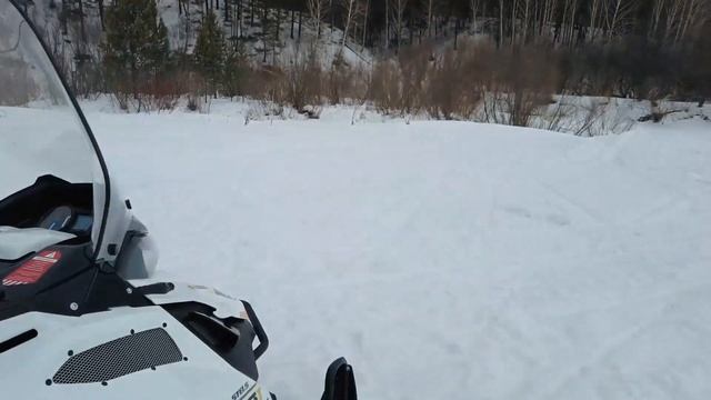 Новинка STELS АТАМАН SA600T по глубокому снегу! Обзор и тест драйв снегохода 2021 модельного года.