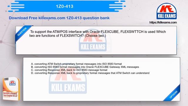 Oracle 1Z0-413 dumps and vce exam simulator смотреть онлайн