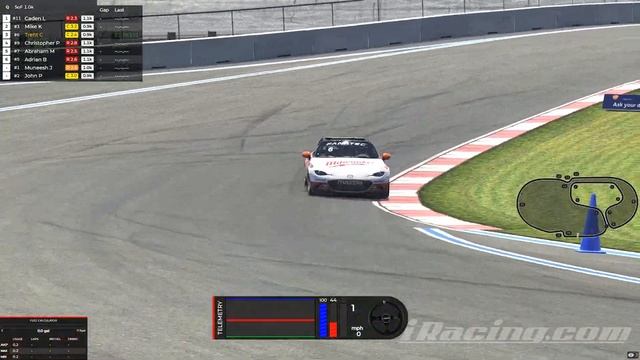 iRacing-Mazda/MX-5 Cup Road Racing @ Charlotte Motor Speedway(Roval) смотреть онлайн