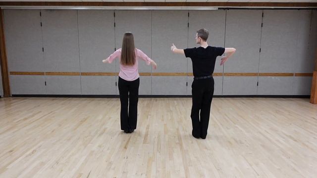 How To Dance Left Rock Turns in Foxtrot (quick variation) смотреть онлайн