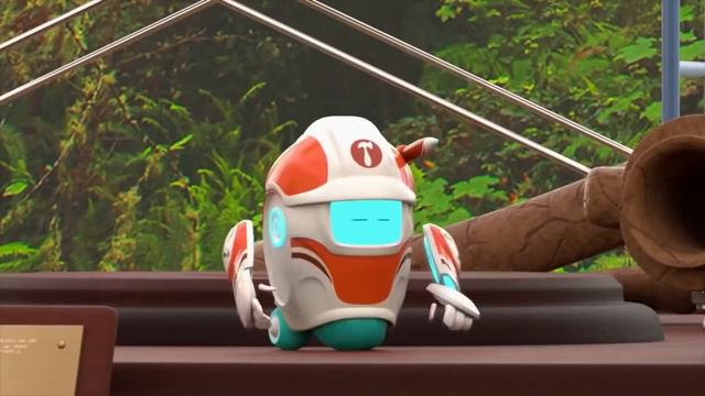 Funny Videos For Kids | Space Ranger Roger - Roger's T-Rex Trouble | Full Episode смотреть онлайн