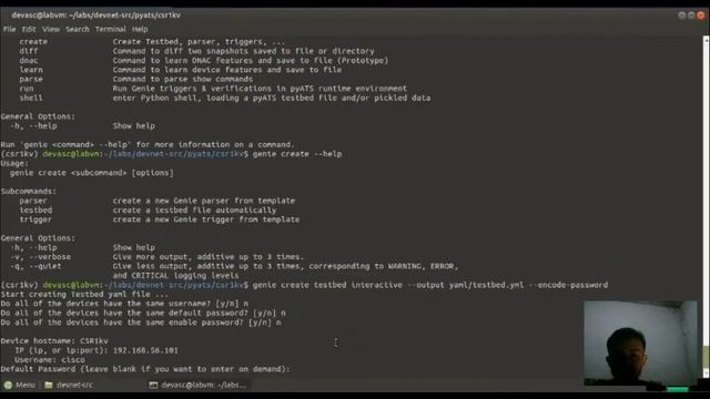 7.6.3 Lab - Automated Testing Using pyATS and Genie смотреть онлайн