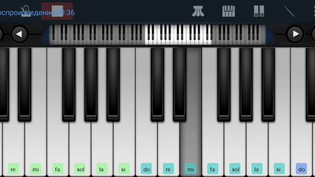 ??Памяти Карузо?Лучо Далло? Perfect piano tutorial на пианино одним пальцем смотреть онлайн