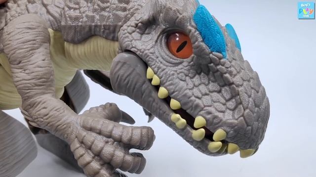 Indominus VS T-Rex! New Dinosaurs - Jurassic World Dinosaur Action Walking Dinos