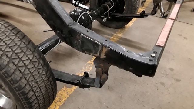 Rear Springs Installed In The '40 Ford!