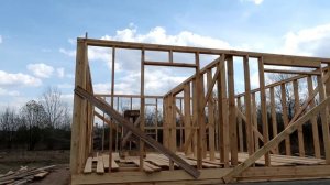 Каркасный дом из бруса 50 \ 150 своими руками.  Выпуск #1