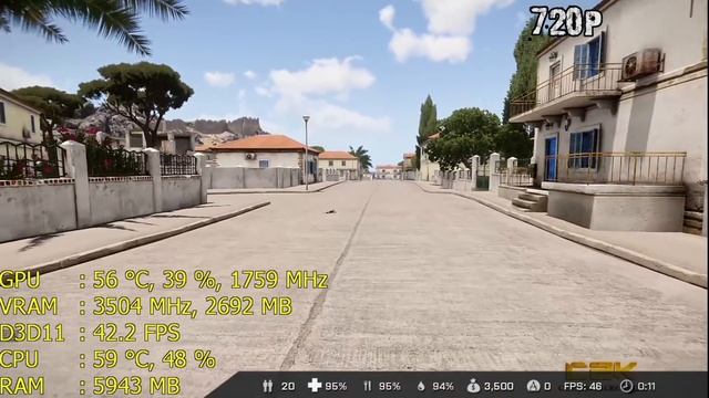 ARMA 3 / III Multiplayer: GTX 1050 ti - i3 6100 - 1080p - 900p - 720p - 1440p - 4K смотреть онлайн