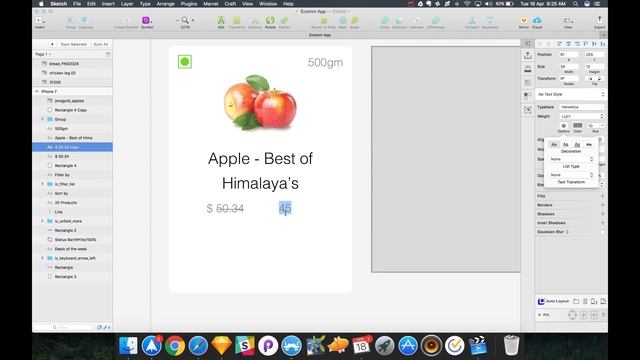 Grocery online e-commerce app - Interface Design [UX/UI Design] - Sketch Tutorial - Super Easy смотреть онлайн