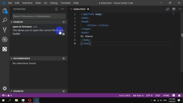 Visual studio code open in browser смотреть онлайн