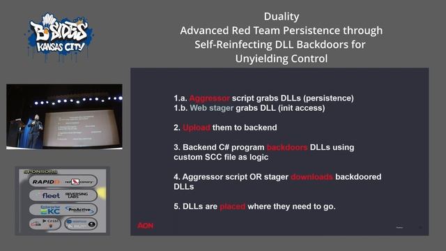 DUALITY – Advanced Red Team Persistence through Self-Reinfecting DLL Backdoors... - Faisal Tameesh смотреть онлайн