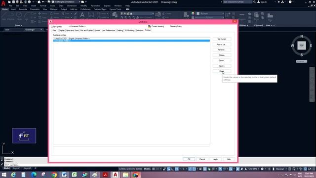 AutoCAD Reset to Default Settings II Reset AutoCAD Software II AutoCAD Tutorial -19 смотреть онлайн