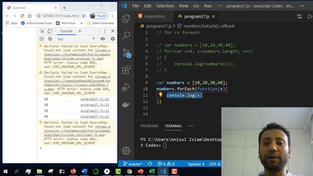 javascript bangla tutorial 70 : forEach | for vs forEach смотреть онлайн