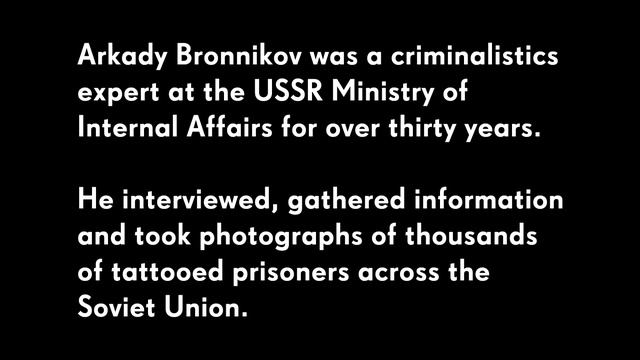 Russian Criminal Tattoo Police Files смотреть онлайн