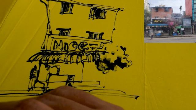 Sketch on an Umbrella with Waterproof Chinese Ink / Urban sketching / ATH Sketch Nation смотреть онлайн