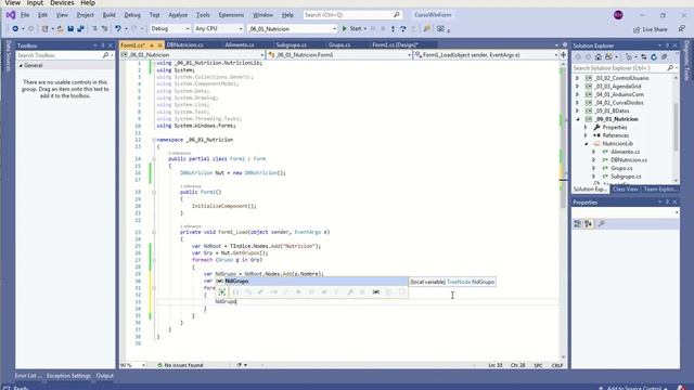 WFrm-C# - 03.02 Carga dinámica de un TreeView (Windows Forms) смотреть онлайн