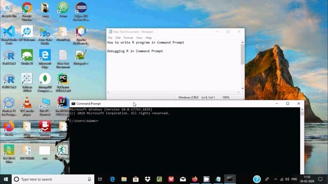 how to run r in command prompt смотреть онлайн