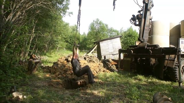Бурение колодца машинным способом смотреть онлайн
