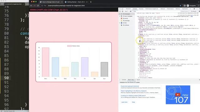 How to Change Color of Last Grid Line in Chart JS смотреть онлайн