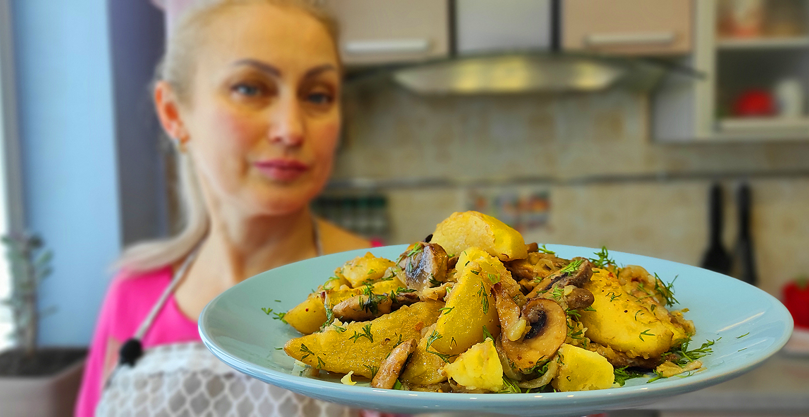 Картошка с грибами | Картошка с грибами в духовке | Запеченный картофель с грибами | Постные блюда смотреть онлайн