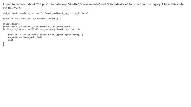Wordpress: Redirect all post into some category to url without category (2 Solutions!!) смотреть онлайн