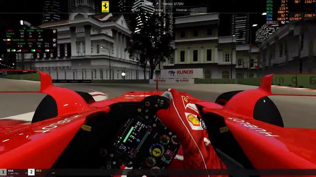 Assetto Corsa - Shaders Patch - Dynamic Lights on/off смотреть онлайн