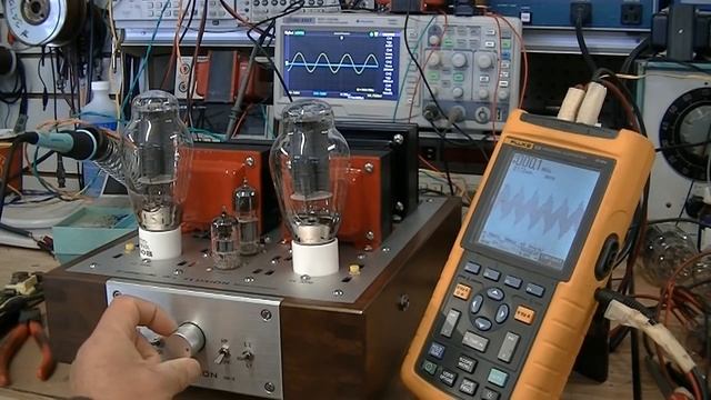 tube amplifier 300B SE model GM-2, how to build and test. FLUXION audio смотреть онлайн