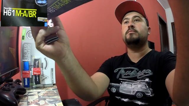 PLACA MÃE ASUS H61 UNBOXING DELTER GAMER смотреть онлайн