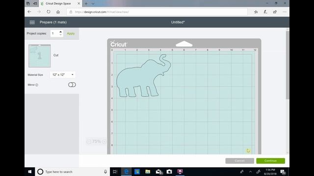 Cutting fabric with Cricut-iron on applique-create an onesie- PART 1 смотреть онлайн