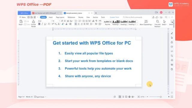 [WPS Academy] 1.3.0 PDF：How to use OCR in PDF смотреть онлайн