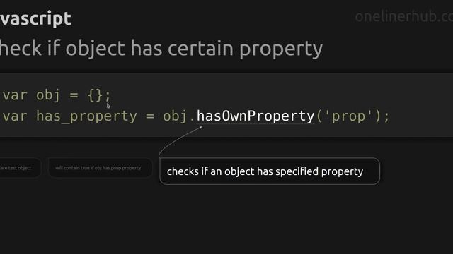 Check if object has certain property смотреть онлайн