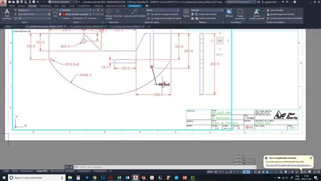 Ajustement cotation annotative, Autocad 2020 смотреть онлайн