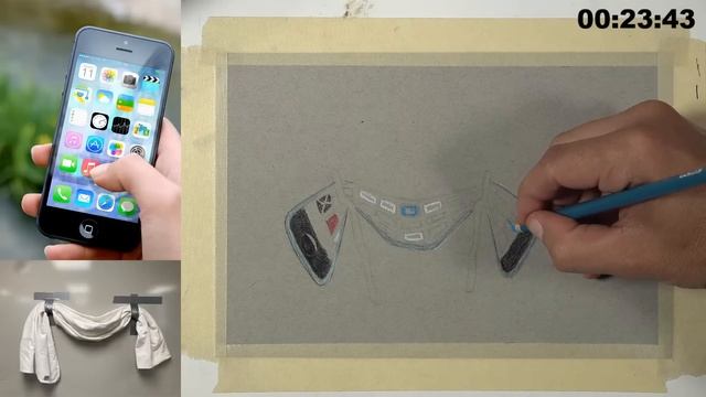 Drawing In The Style Of Salvador Dalí